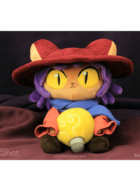 正版 运输 OneShot Niko毛绒玩偶 可分体 娃娃 Fangamer周边