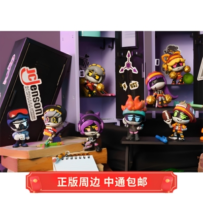 正版 现货 无机杀手 校园系列 盲盒 玩偶手办 Glitch周边