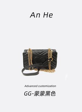 【安合女包】22 26马蒙黑色GG经典斜挎包手提包单肩