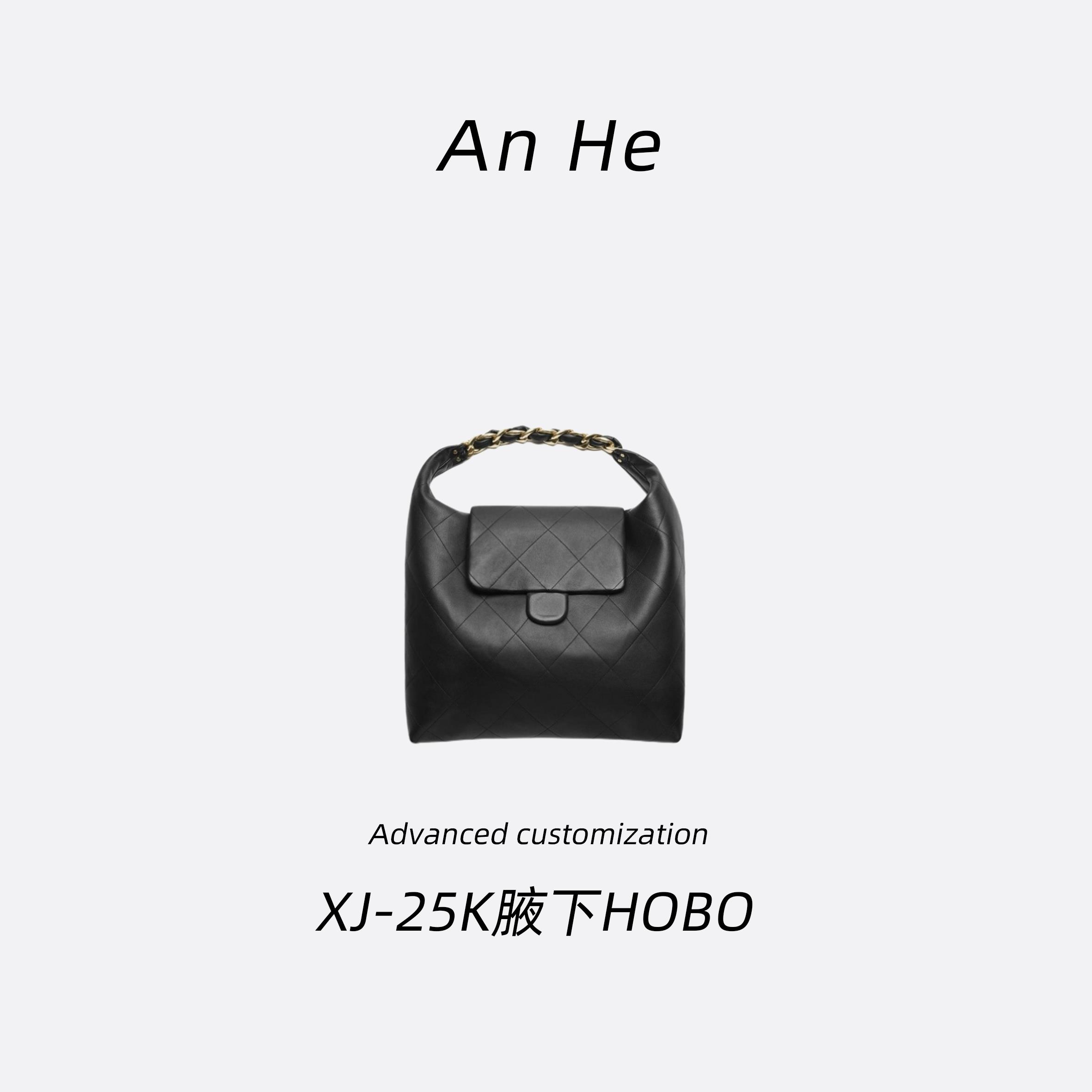 【安合女包】L6616黑色腋下hobo手拎包经典斜挎包手提包单肩
