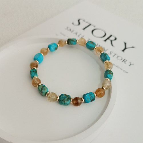 JUZITU天然原创原矿绿松石手饰