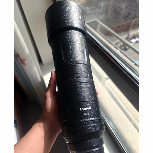 适用佳能RF800 F11镜头保护贴纸全包800f11防刮皮贴膜磨砂无痕