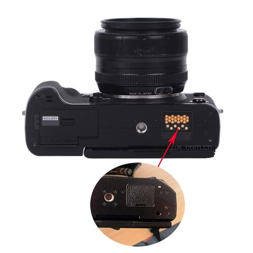 适用富士相机X-H1 GFX50S xt3同步端口盖xt1 xt2手柄连接器盖XT4