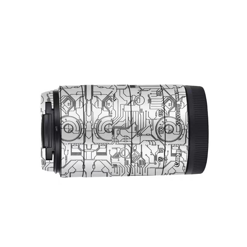 适用佳能EF-M 18-150 15-45 55-200镜头贴纸保护贴膜EFM美容防刮