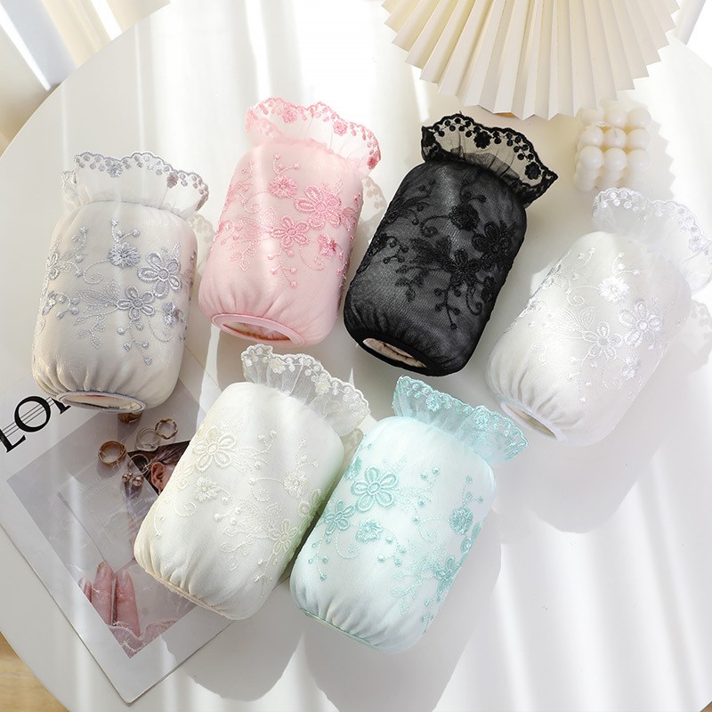 蕾丝套袖女可爱短款工作护