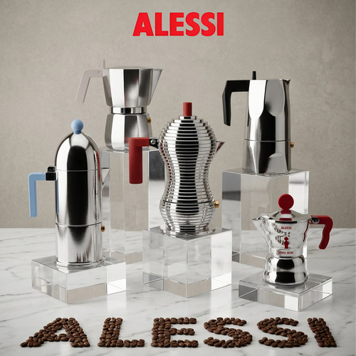 ALESSI艾烈希设计师款意式摩卡壶