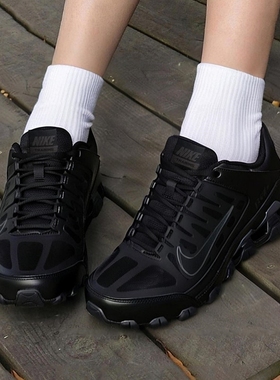 Nike耐克鞋子黑色跑步鞋健身训练鞋新款女鞋厚底运动鞋网鞋IO2400