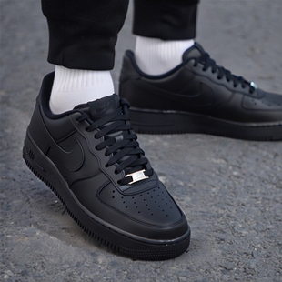 FORCE 1运动鞋 新款 Nike耐克鞋 跑鞋 AIR 黑色旅游鞋 子空军一号男鞋