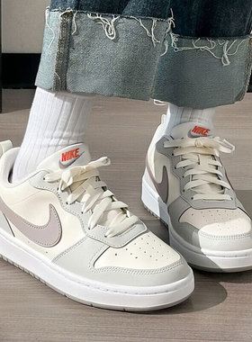 Nike耐克鞋子COURT BOROUGH女鞋轻便低帮板鞋冬季新款运动鞋潮鞋