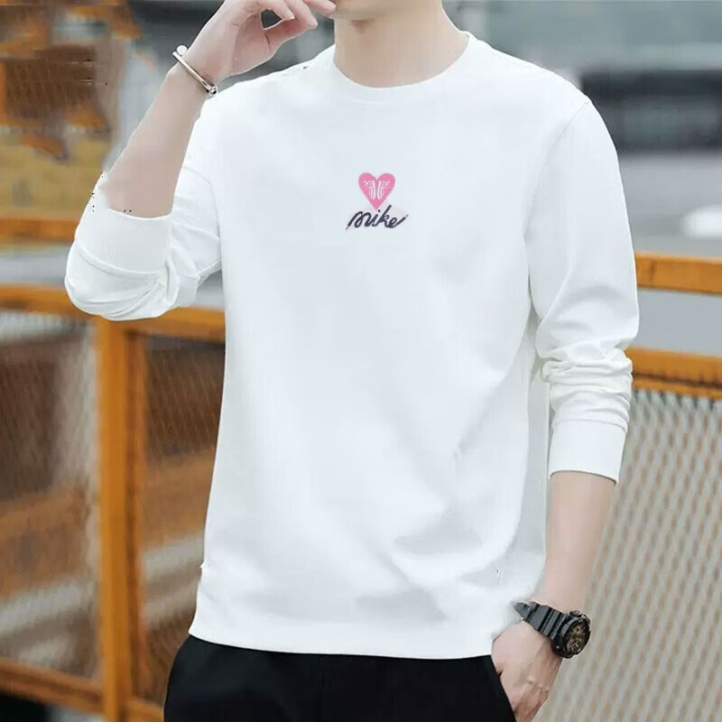 Nike耐克卫衣男长袖套头衫2025春季新款白色圆领宽松运动服HV9808