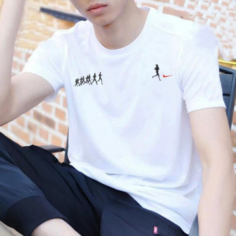 Jordan篮球T恤男AJ正品运动服纯棉耐克跑步短袖篮球训练透气上衣