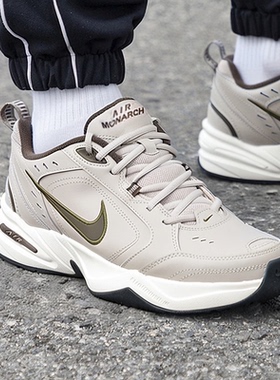 Nike耐克鞋子AIR MONARCH IV男鞋2026年新款老爹鞋防水皮面运动鞋