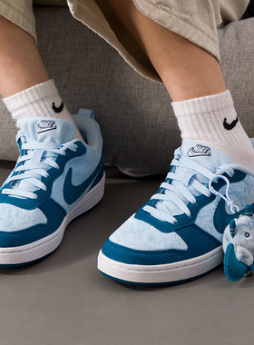 Nike耐克鞋子绒面女鞋冬季新款板鞋厚底运动鞋轻便休闲潮鞋IM7167