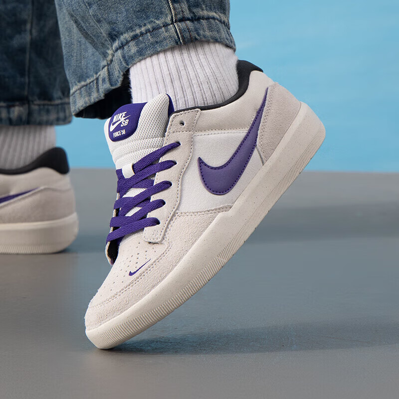 NIKE耐克男鞋正品SB FORCE 58复古滑板鞋百搭舒适低帮运动鞋板鞋