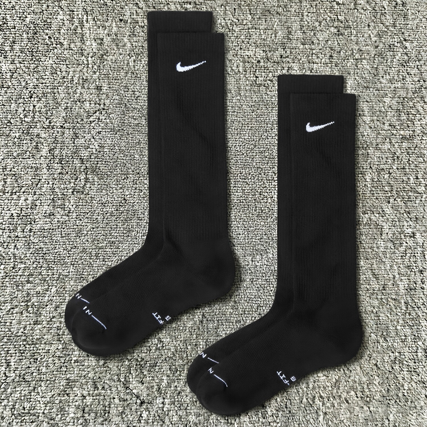 Nike耐克袜子新款针织运动袜毛巾底篮球袜男女高筒袜速干训练长袜
