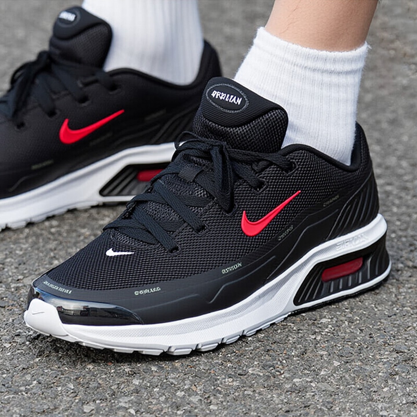 NIKE耐克缓震休闲跑鞋男鞋新款AIR MAX BIA运动鞋轻便气垫慢跑鞋