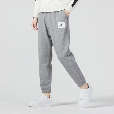 耐克官方正品灰色加绒运动裤