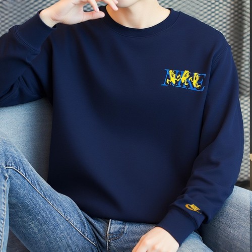 耐克官方正品藏蓝色卫衣男运动装