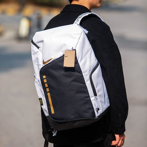 耐克白色气垫双肩包运动背包