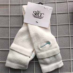 Nike耐克袜子毛巾底运动袜速干男女长袜新款高筒袜拼接健身训练袜