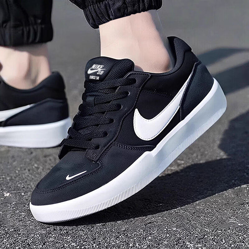 Nike耐克黑色男鞋正品2026春季新款男士休闲鞋低帮轻便板鞋CZ2959