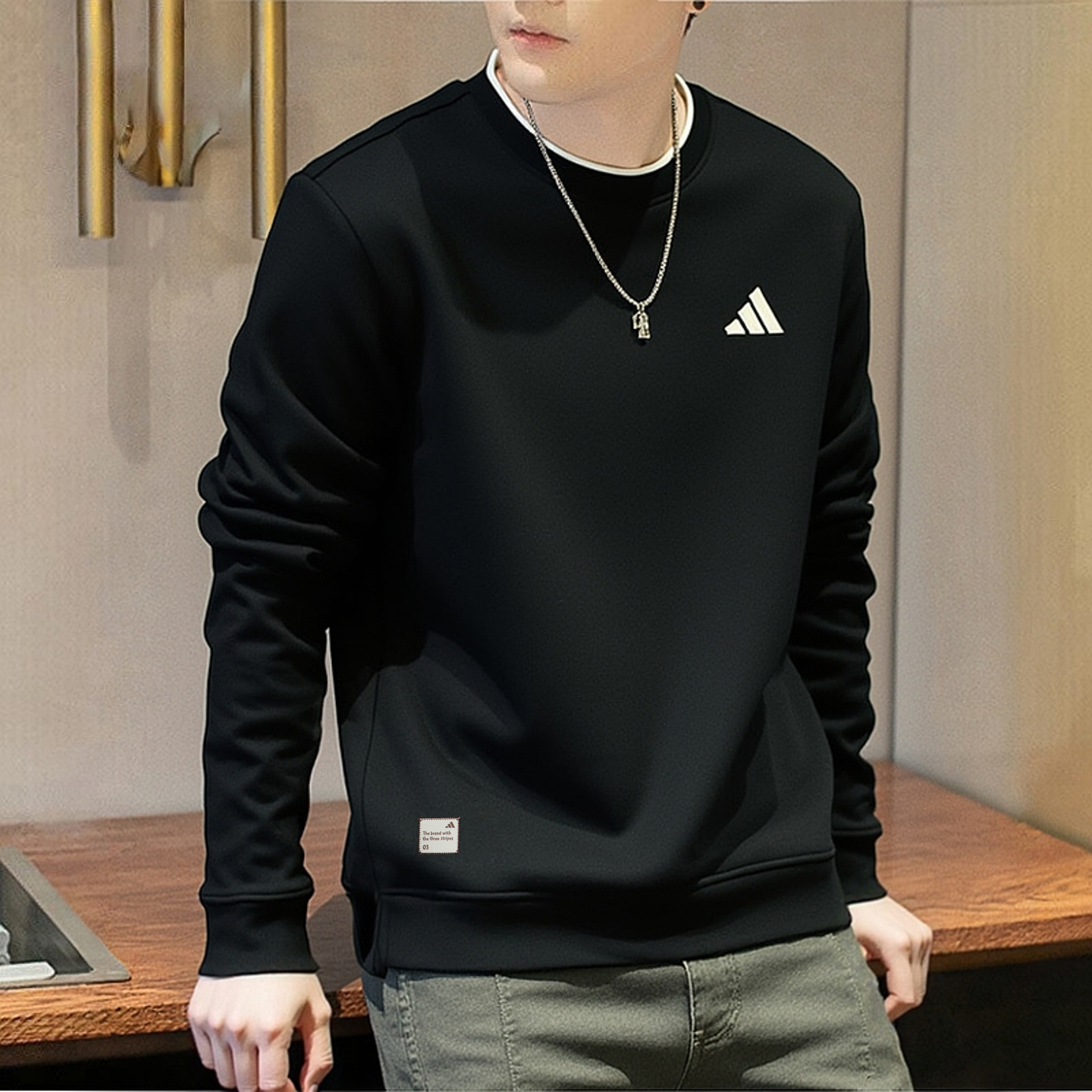 正品假一赔十卫衣男秋宽松打底衫