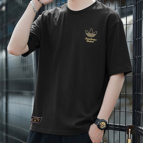 正品假一赔十T恤男夏美式短袖