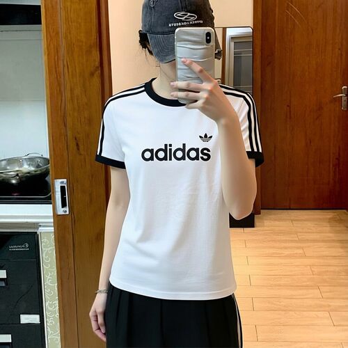 正品假一赔十三叶草短袖女白T恤