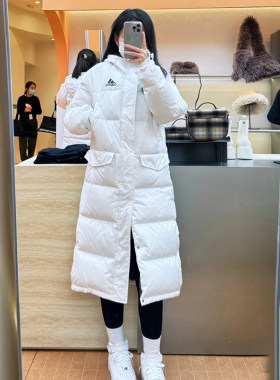 冬季户外休闲保暖长款羽绒服