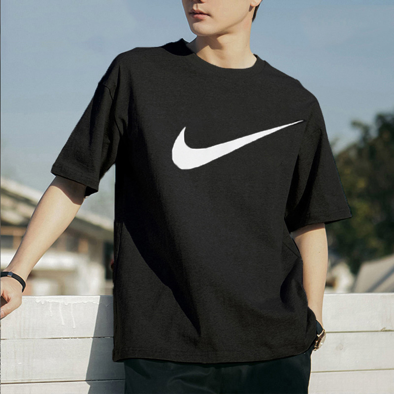 耐克纯棉短袖男宽松透气运动T恤