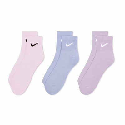 Nike耐克袜子男女春秋篮球跑步中筒袜透气吸汗运动短袜女潮SX7677
