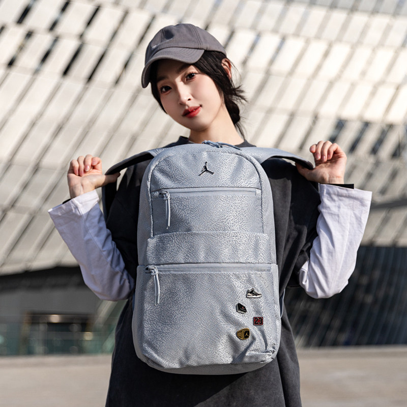 乔丹官方正品篮球双肩背包男女包