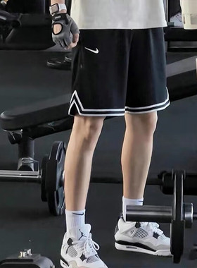 詹姆斯同款短裤耐克训练裤Nike体育生速干透气健身房运动裤DH7161