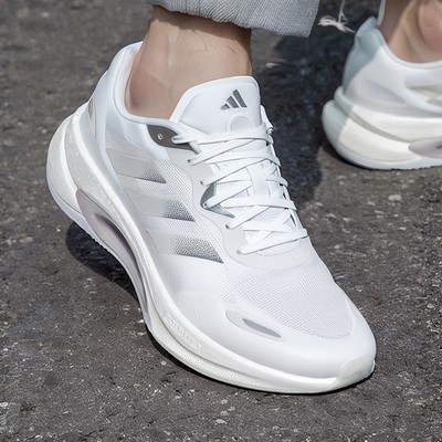 阿迪达斯白色跑步鞋男新款正品透气VELOSTAR运动网面男鞋KJ3886
