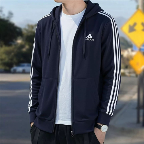 正品假一赔十外套男秋蓝色运动服