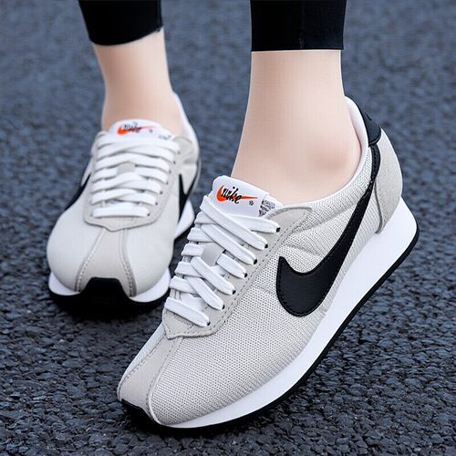 Nike耐克鞋子春季新款运动鞋翻毛皮休闲鞋厚底女鞋LD-1000跑步鞋