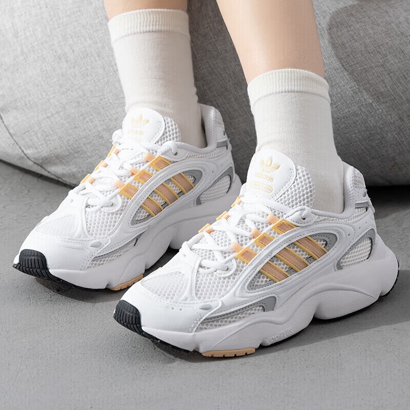 阿迪达斯三叶草女鞋夏季新款复古运动鞋缓震透气轻便跑步鞋休闲鞋