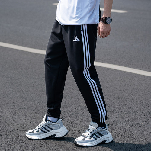 正品假一赔十薄款长裤男夏束脚裤