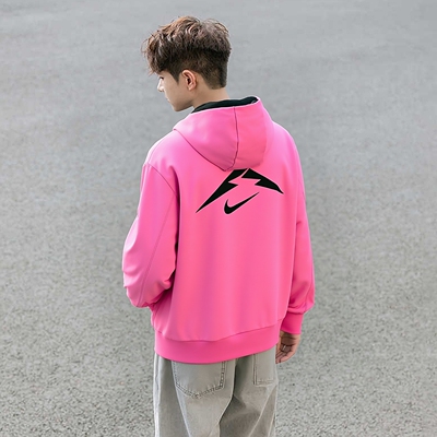 耐克官方正品粉色速干卫衣运动服