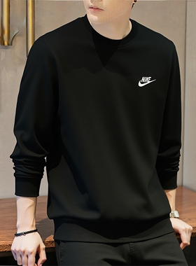 纯色卫衣耐克男装圆领保暖防风新款Nike正品篮球运动套头衫BV2667