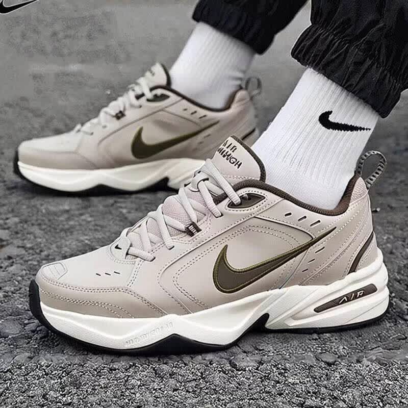 NIKE耐克男鞋复古厚底老爹鞋皮面户外休闲耐磨缓震低帮跑步训练鞋
