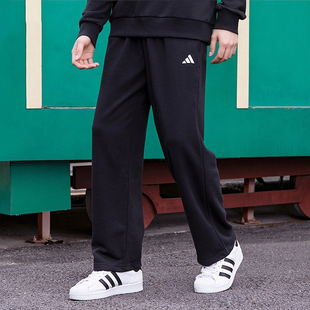 新款 子春季 针织篮球运动裤 男士 GK9273 阿迪达斯直筒裤 宽松长裤 男裤