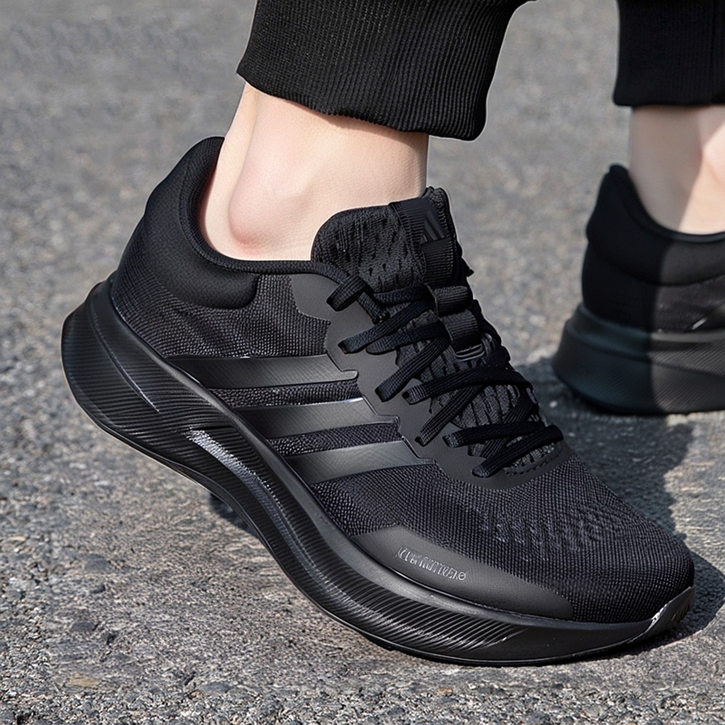阿迪达斯黑武士男鞋2025秋季新款跑步鞋缓震耐磨运动鞋轻便休闲鞋