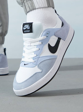 Nike耐克板鞋男鞋春新款COURT简版AJ蓝色网面透气低帮休闲鞋