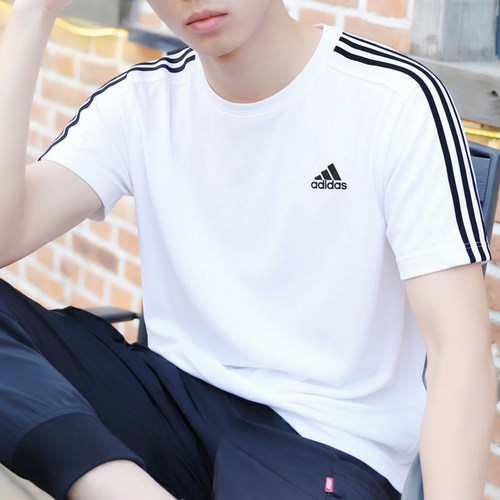 正品假一赔十美式短袖复古男装夏