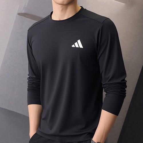 正品假一赔十长袖t恤男秋运动服