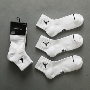 Jordan乔丹毛巾底篮球袜正品 袜子训练中筒袜 AJ运动袜男袜女袜新款