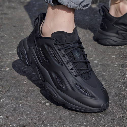 阿迪达斯三叶草男鞋秋季新款复古篮球缓震小椰子黑武士透气老爹鞋 - 封面