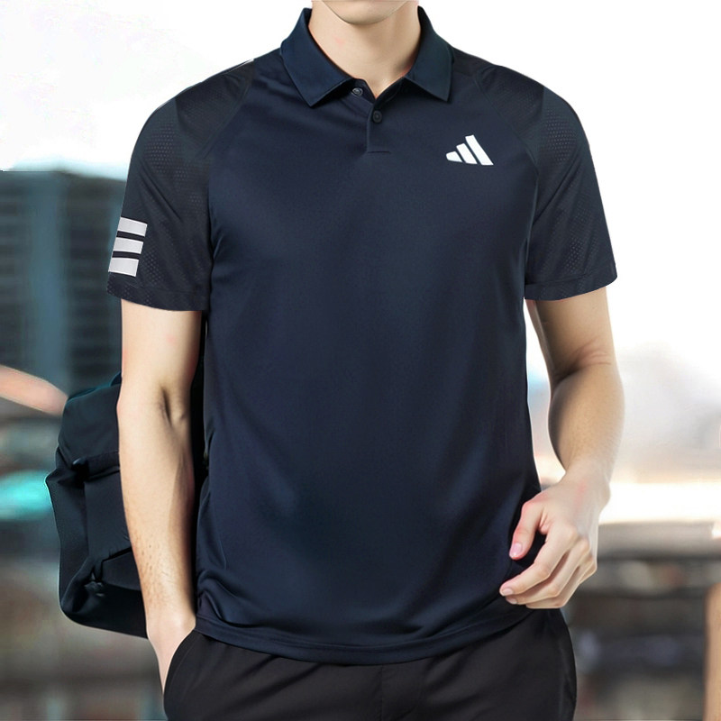 阿迪达斯翻领短袖男夏季新款蓝色速干运动半袖休闲透气冰丝polo衫,运动服/休闲服装,运动T恤,淘宝优惠券,粉丝福利购,淘宝优惠卷