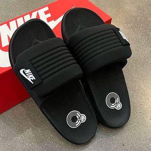 Nike耐克魔术贴鞋子运动拖鞋夏季新款男鞋沙滩鞋休闲一字凉拖